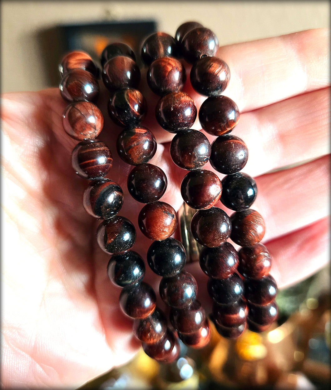 Red Tigers Eye Bracelet