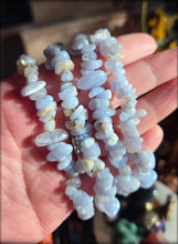 Load image into Gallery viewer, Blue Lace Agate Chip Bracelet
