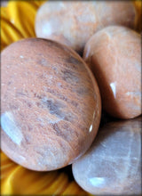 Load image into Gallery viewer, Peach Moonstone Palm Stones
